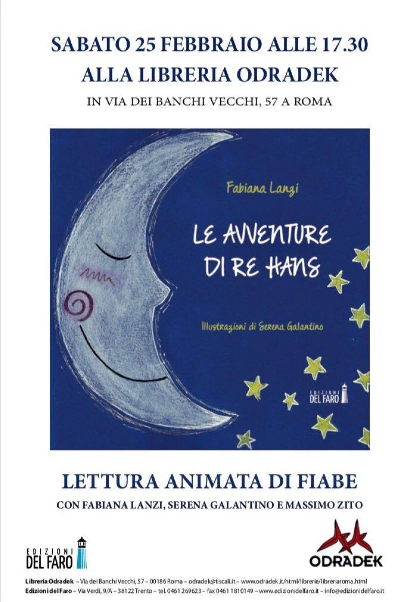 Presentazione de Le Avventure Di Re Hans di Fabiana Lanzi