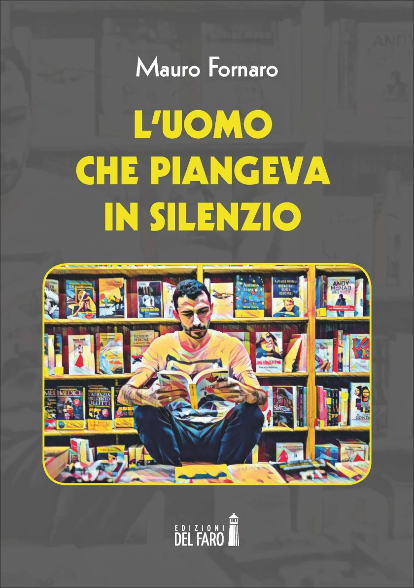 Fornaro a Mestre con il romanzo L'uomo che piangeva in silenzio