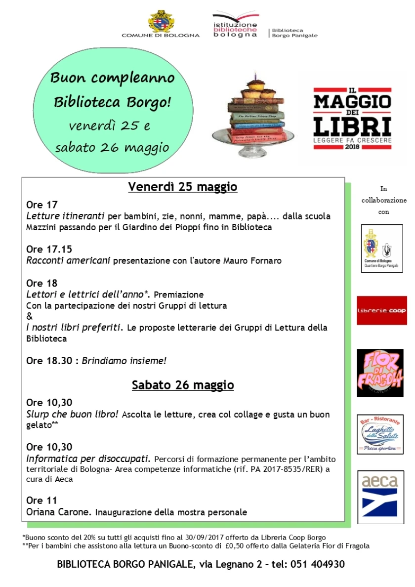 Racconti americani a Bologna