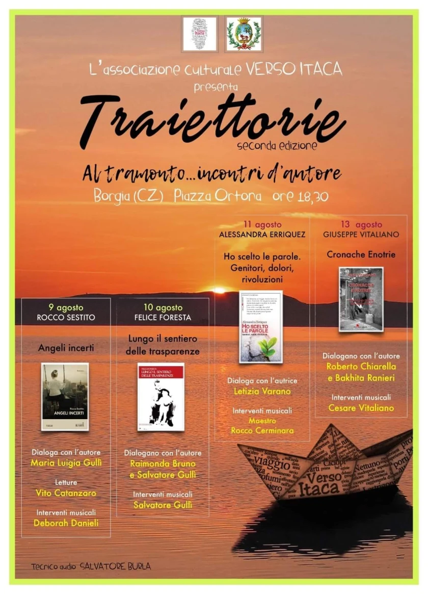 Gli Angeli incerti sono giunti in Calabria e inizieranno il loro volo da Borgia (CZ).