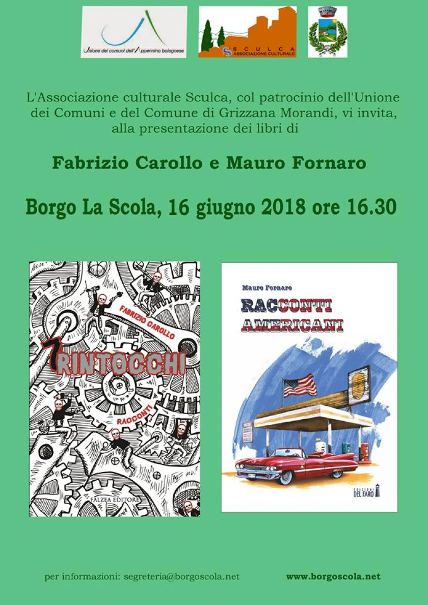 Fornaro presenta Racconti americani al Borgo La Scola