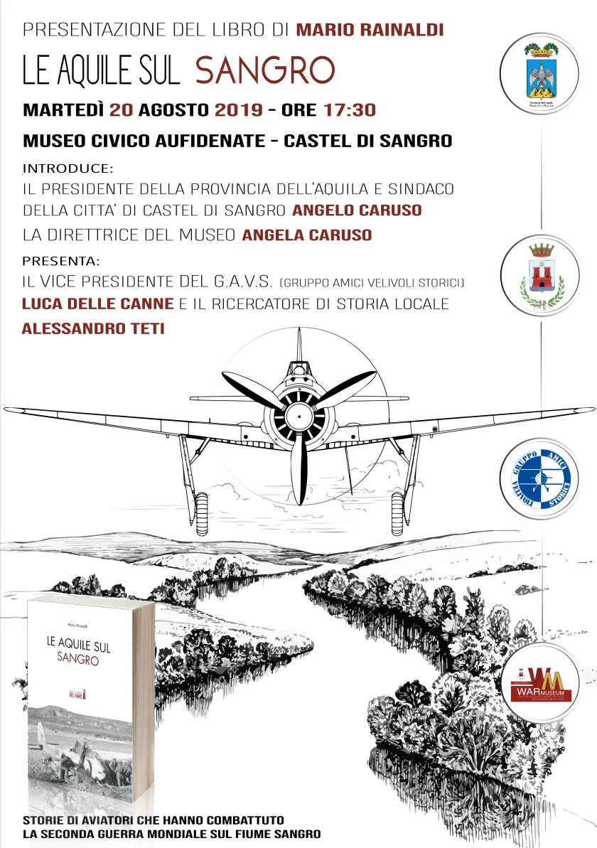 Presentazione del libro di Mario Rainaldi "Le Aquile sul Sangro" - Museo Civico Aufidenate, Castel di Sangro (AQ)