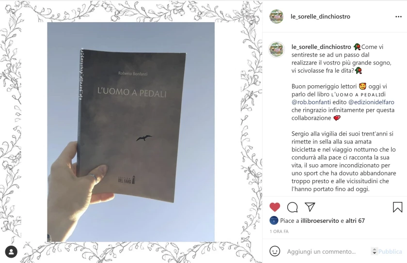 "L'uomo a pedali" secondo "Le sorelle d'inchiostro"