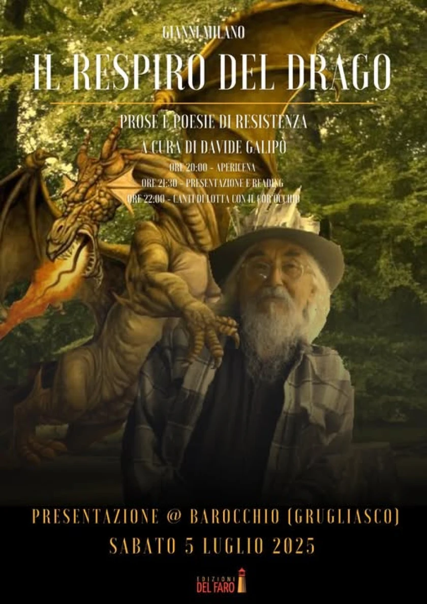 "Il resipro del drago" di Gianni Milano al Barocchio Squat