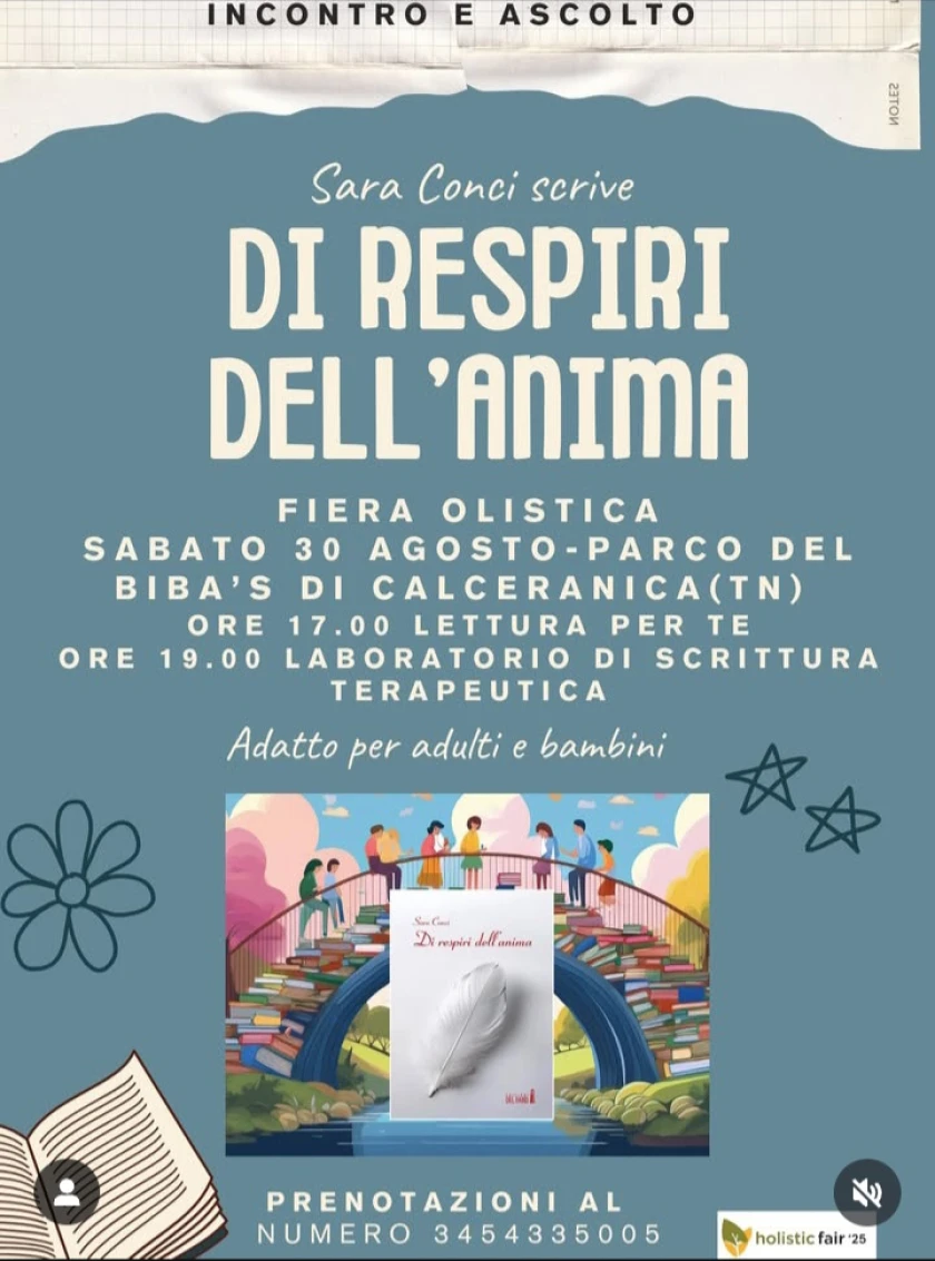 Sara Conci alla Fiera Olistica del Biba's di Caldonazzo