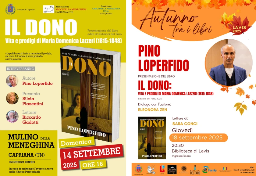 Doppio appuntamento con "Il dono" di Pino Loperfido