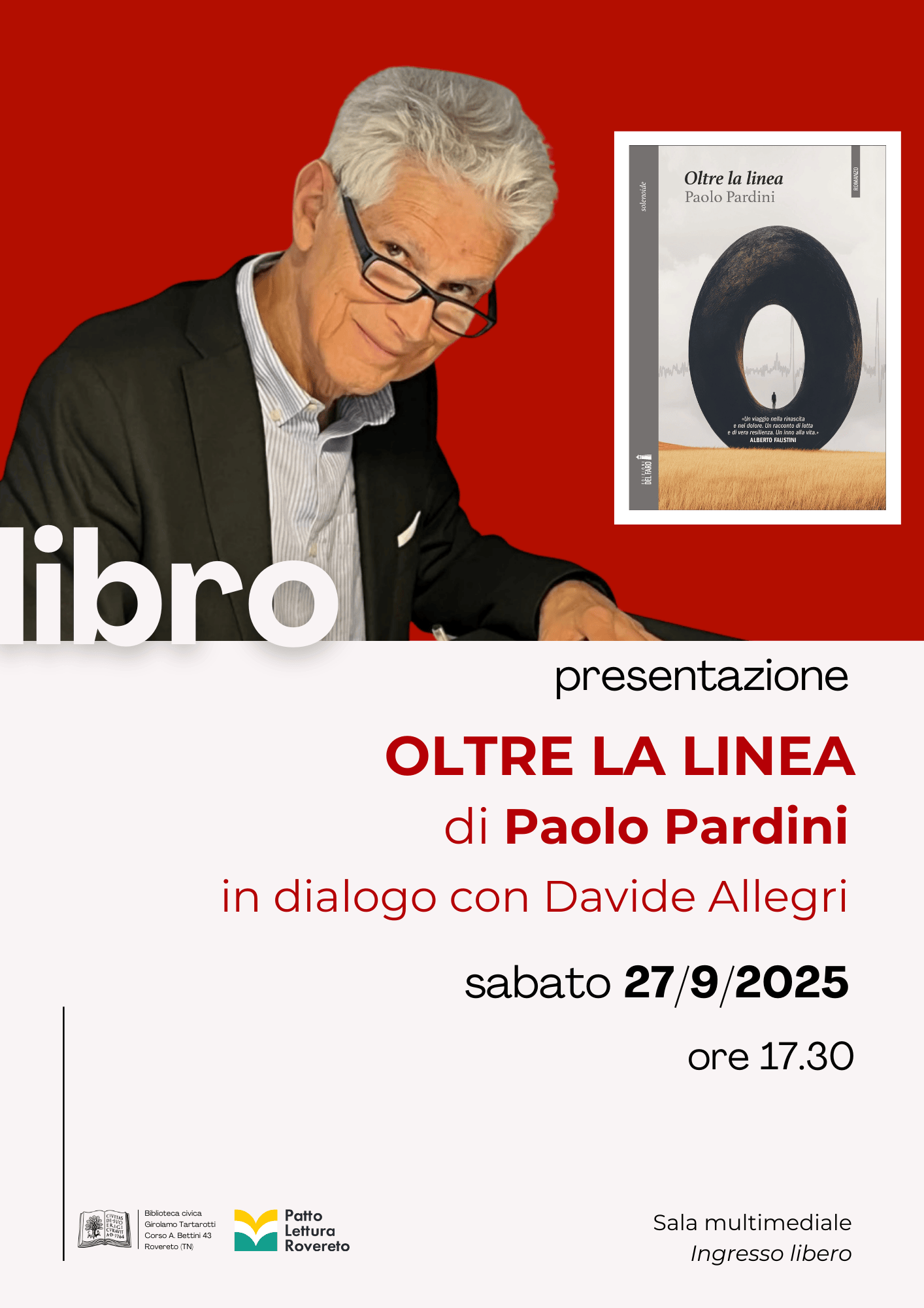 Presentazione del libro "Oltre la Linea" a Rovereto (TN)
