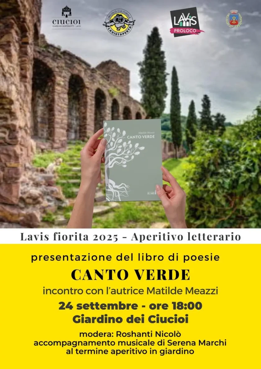 Il "Canto verde" di Matilde Meazzi risuonerà nel Giardino dei Ciucioi a Lavis (TN)