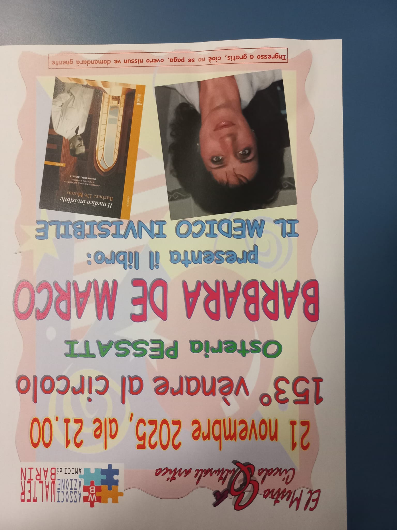 Il memoir "Il Medico invisibile" presentato a Solesino (PD)