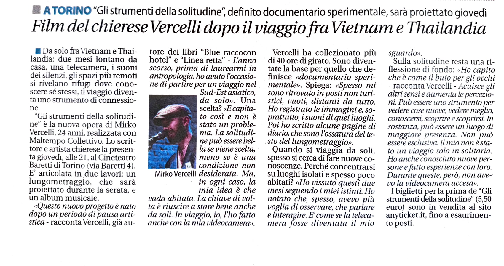 Segnalazione Corriere di Chieri