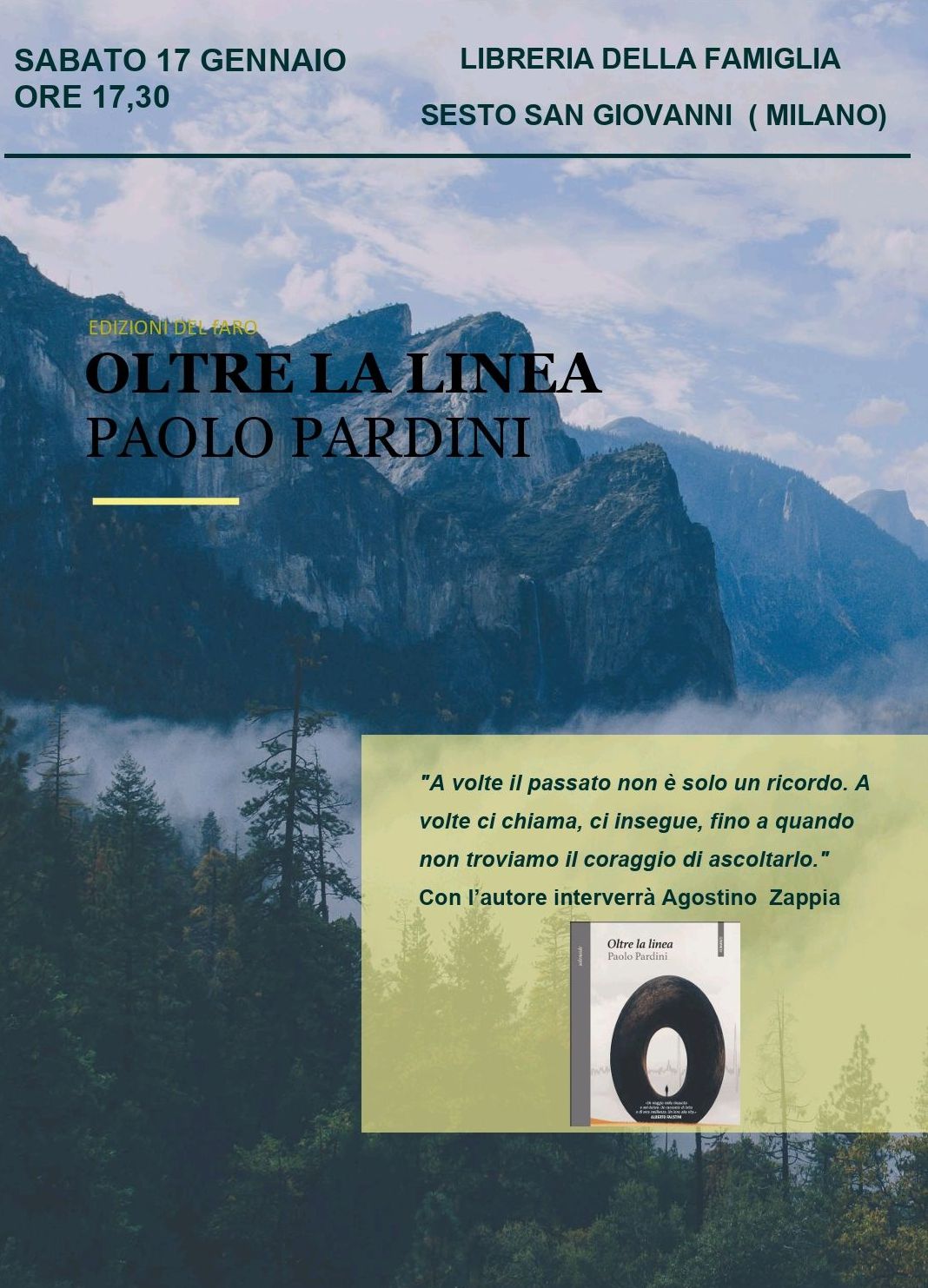 Paolo Pardini presenta "Oltre la linea" alla Libreria della Famiglia a Sesto San Giovanni (MI)