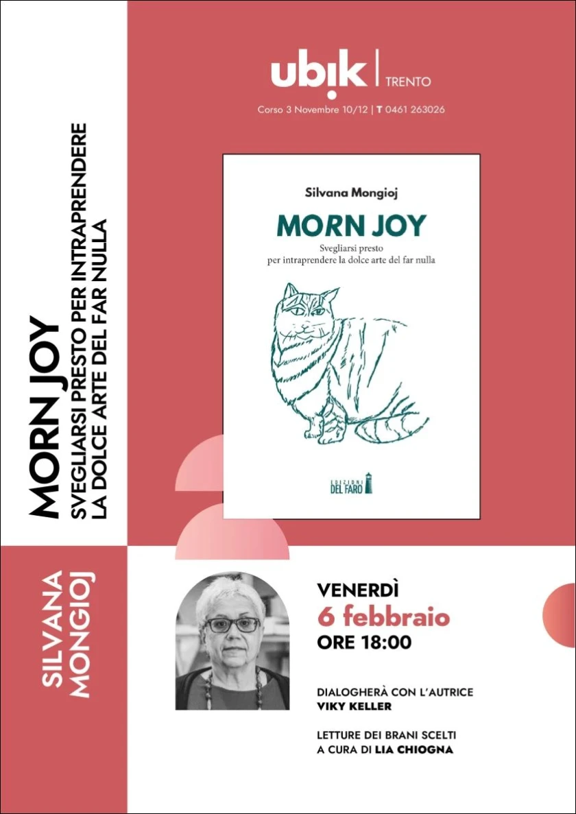 La nuova plaquette di Silvana Mongioj alla libreria Ubik di Trento