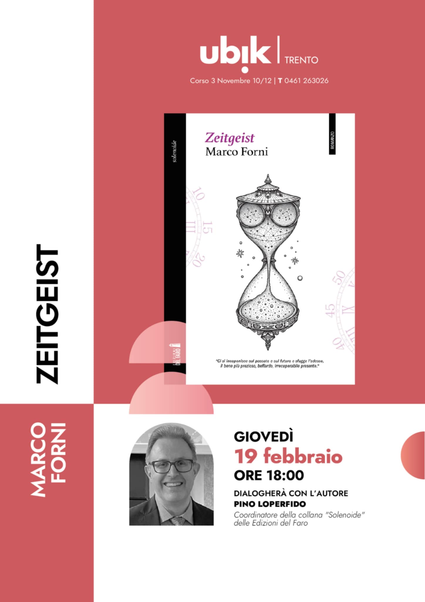 Marco Forni alla Ubik di Trento con "Zeitgeist"