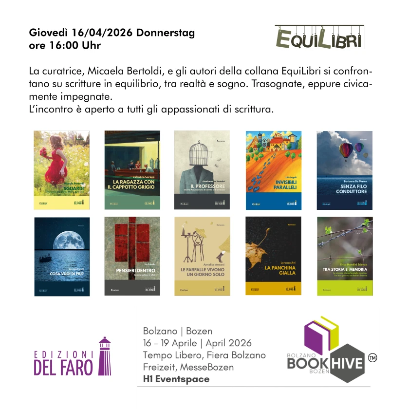 Si parla di scritture con gli autori della collana EquiLibri alla BookHive di Bolzano