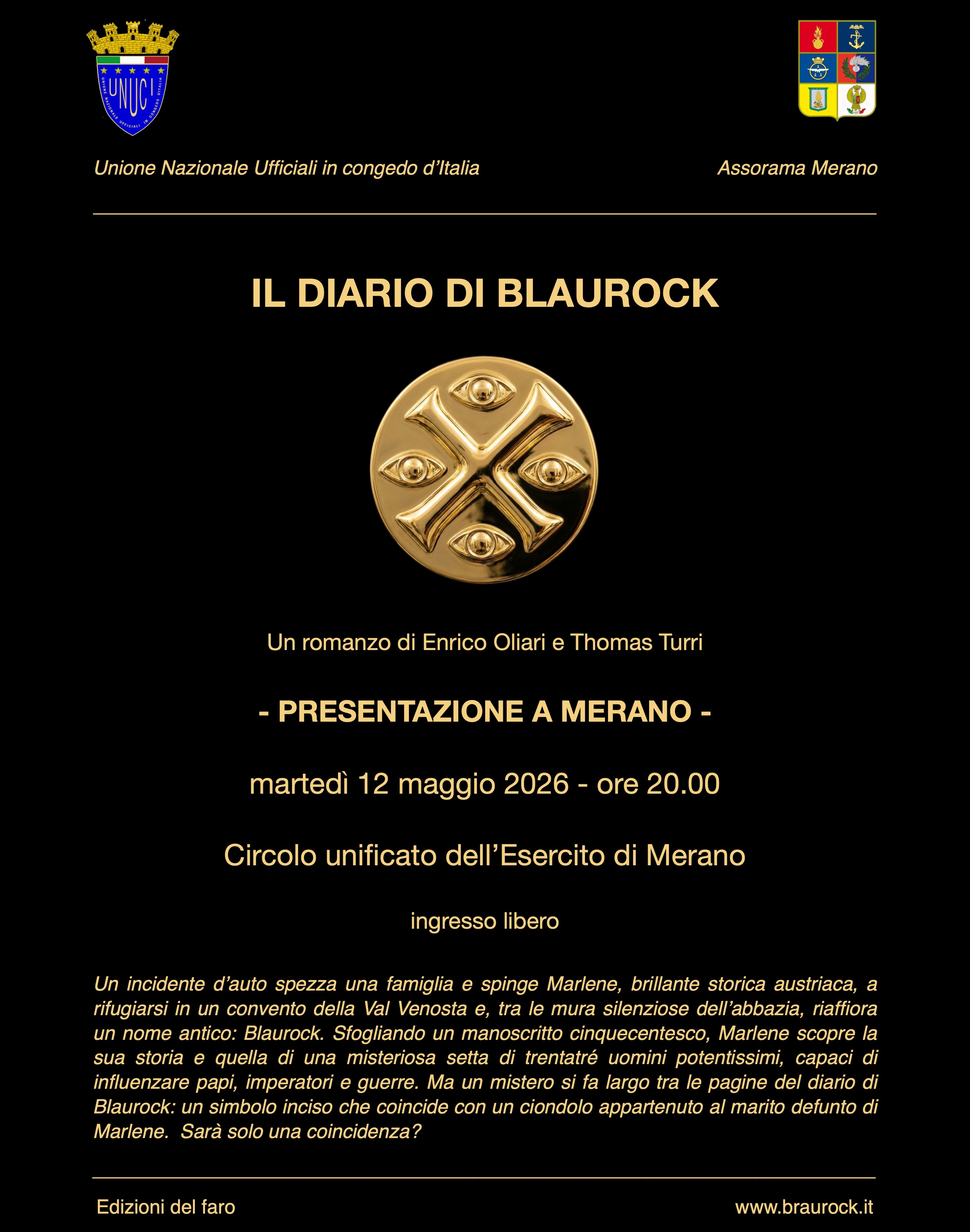 “Il diario di Blaurock” a Merano