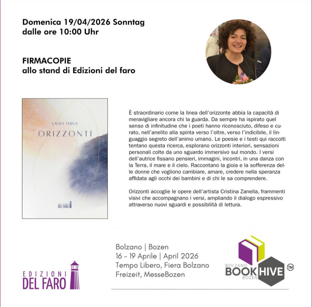 Firmacopie di "Orizzonti" a BookHive (Bolzano)