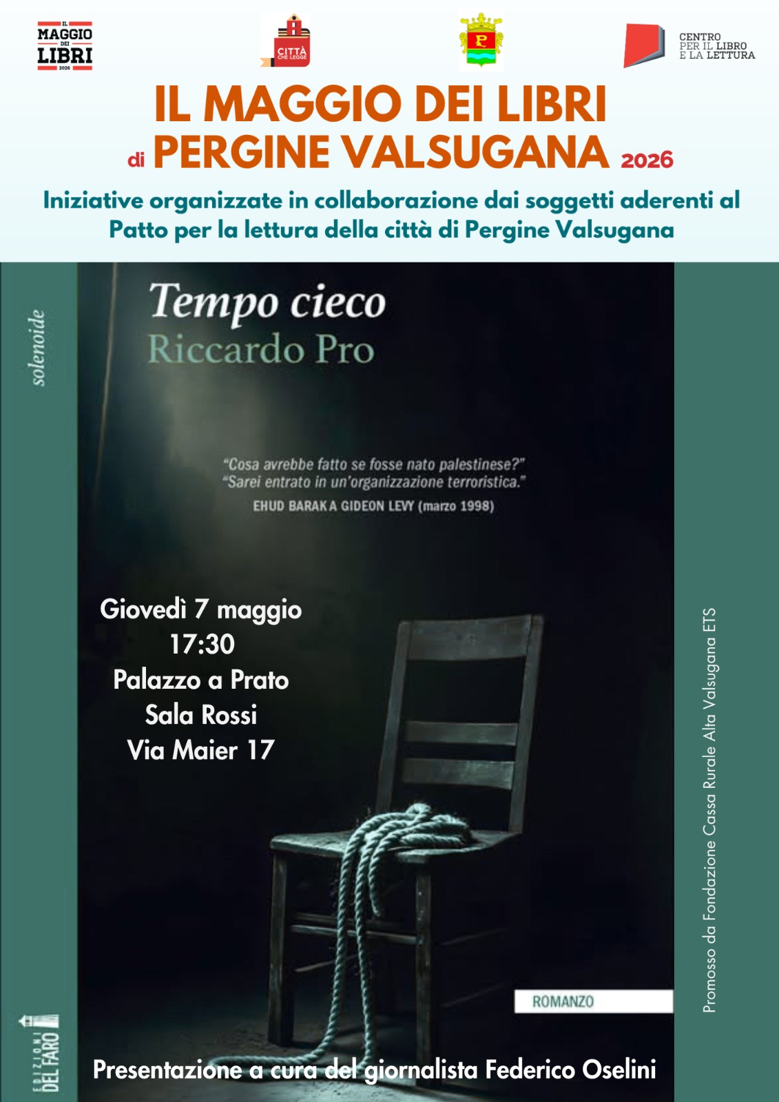 "Tempo cieco" di Riccardo Pro presso la Fondazione Cassa Rurale Alta Valsugana, a Pergine Valsugana (TN)