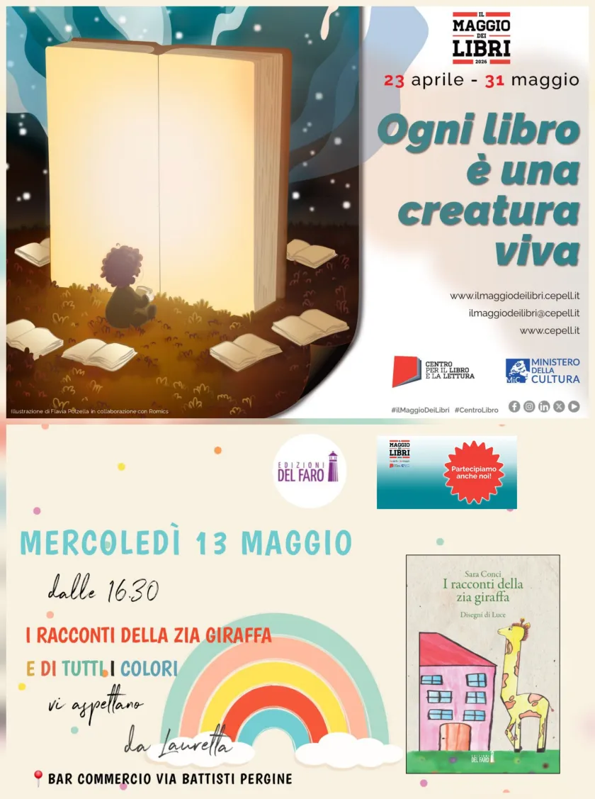 I racconti della zia giraffa con Sara Conci al Bar Commercio di Pergine Valsugana (TN)