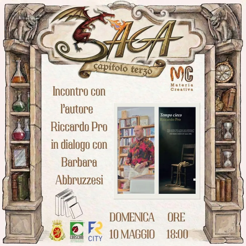 Riccardo Pro con "Tempo cieco" a Frosinone (RM)