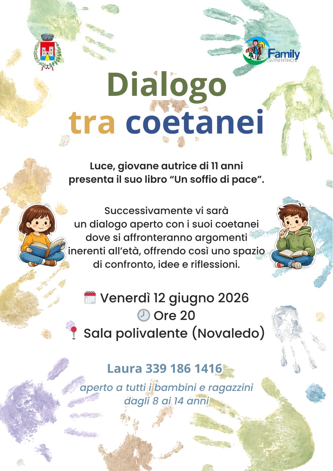 Luce presenta "un soffio di pace" a Novaledo (TN)