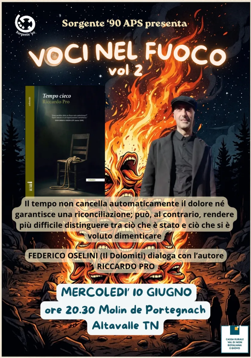 "Tempo cieco" presentato in uno dei più antichi mulini del Trentino