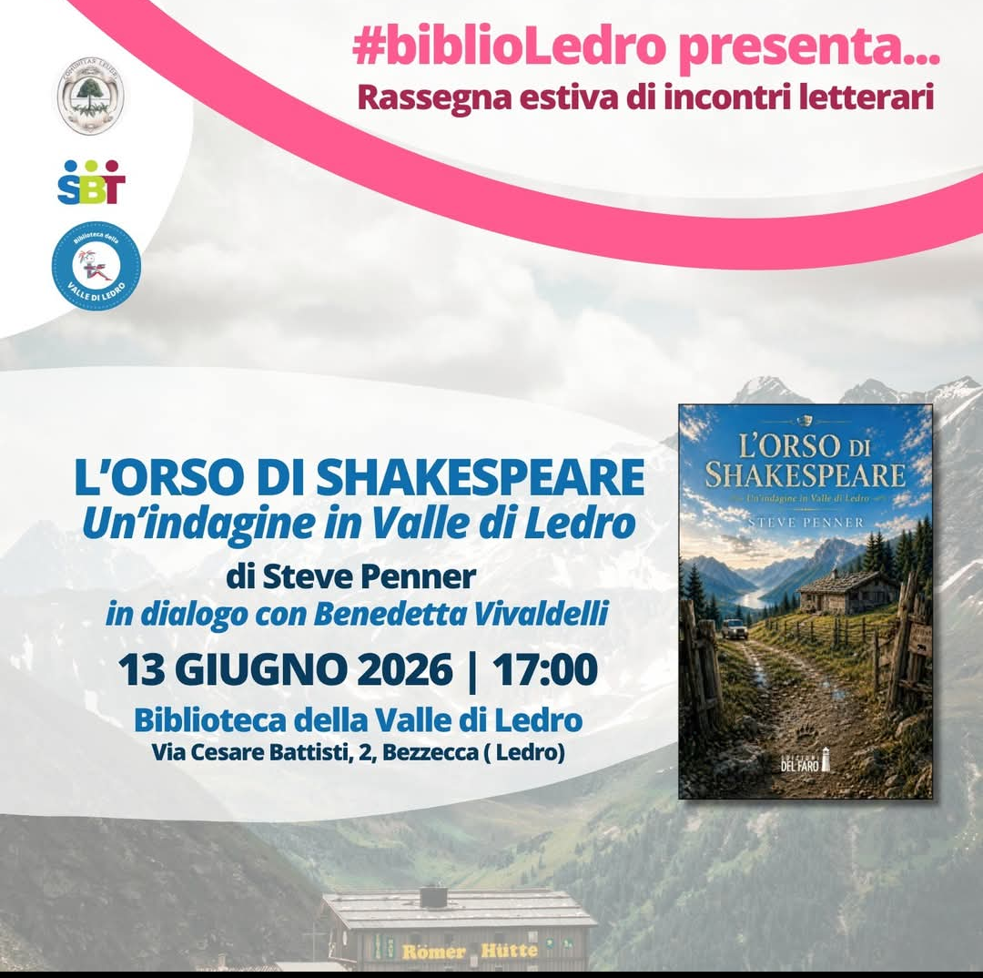 "L'orso di Shakespeare" in biblioteca a Ledro