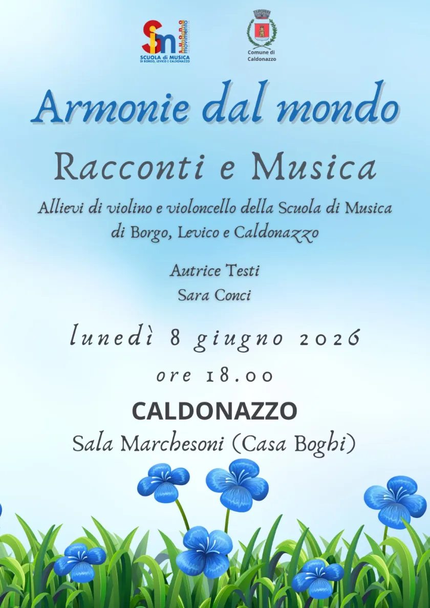 La musica della scuola musicale SIM accompagnata dalle parole di Sara Conci