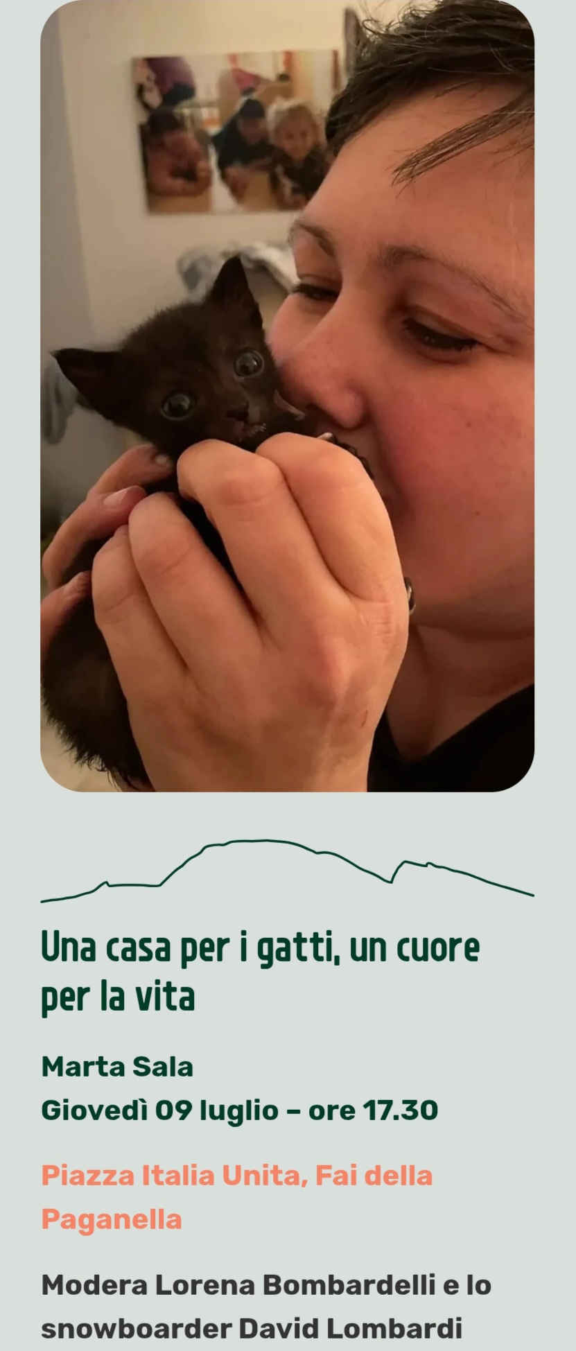 Mountain Future Stories: Una casa per i gatti, un cuore per la vita
