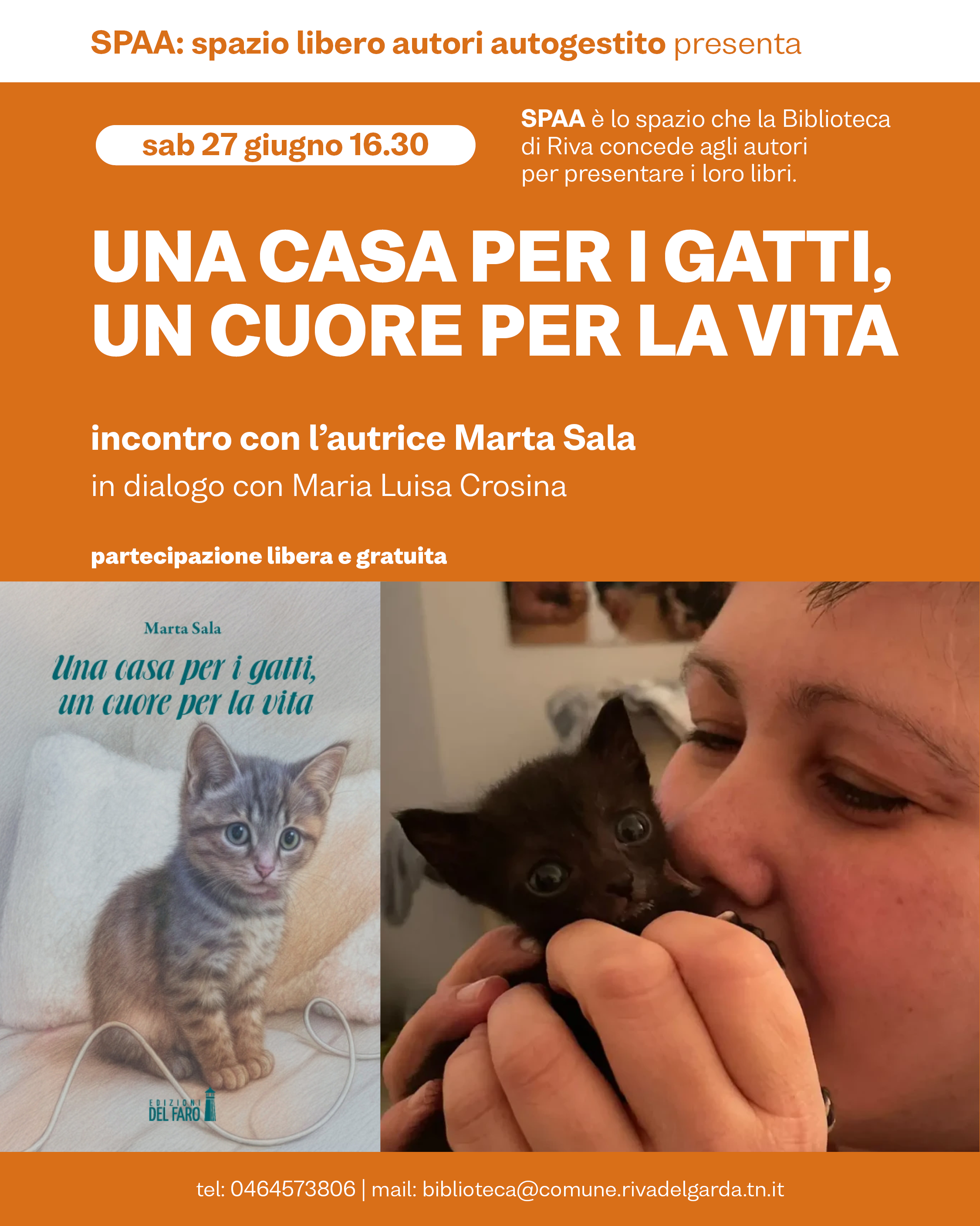 "Una casa per I gatti, un cuore per la vita" raccontare una storia dove è nata!