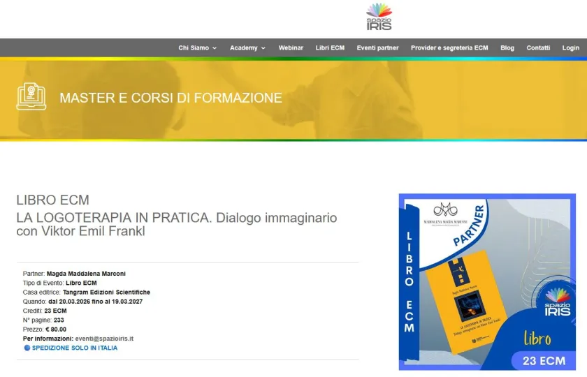 Con "La logoterapia in pratica" di Magda Maddalena Marconi ottieni crediti ECM