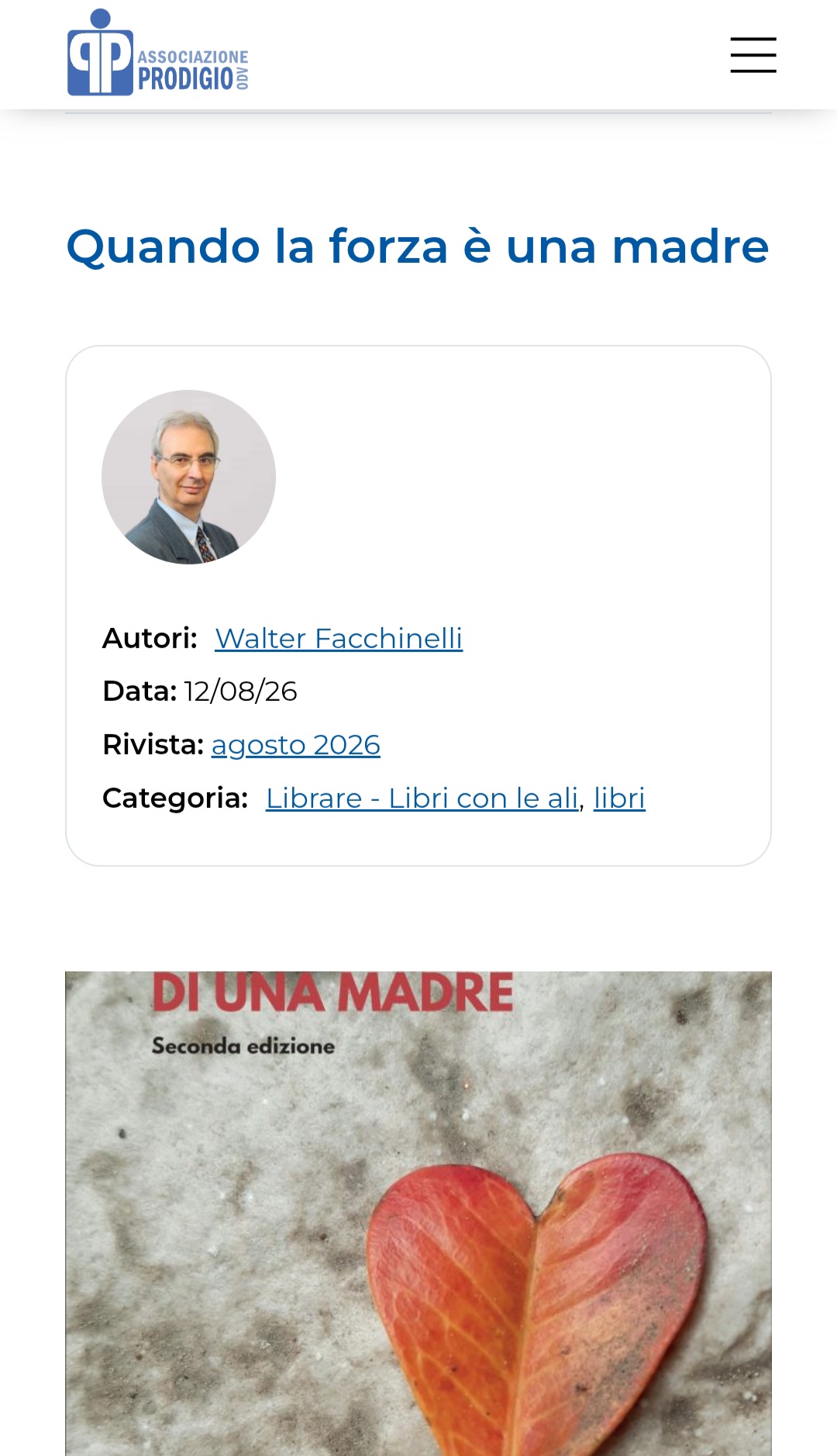 Pro.di.gio parla de la forza di una madre