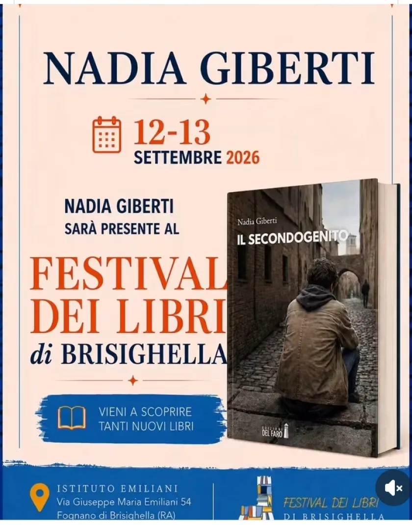 "Il secondogenito" al Festival dei libri di Brisighella (RA)