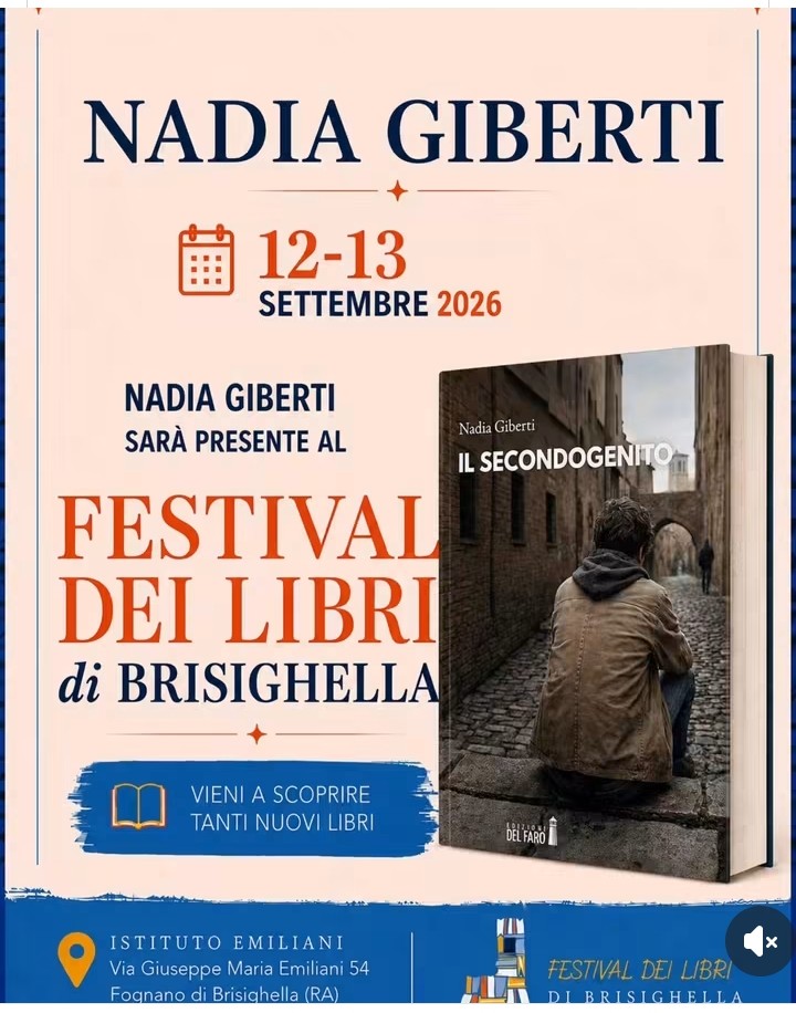 "Il secondogenito" al Festival dei libri di Brisighella (RA)
