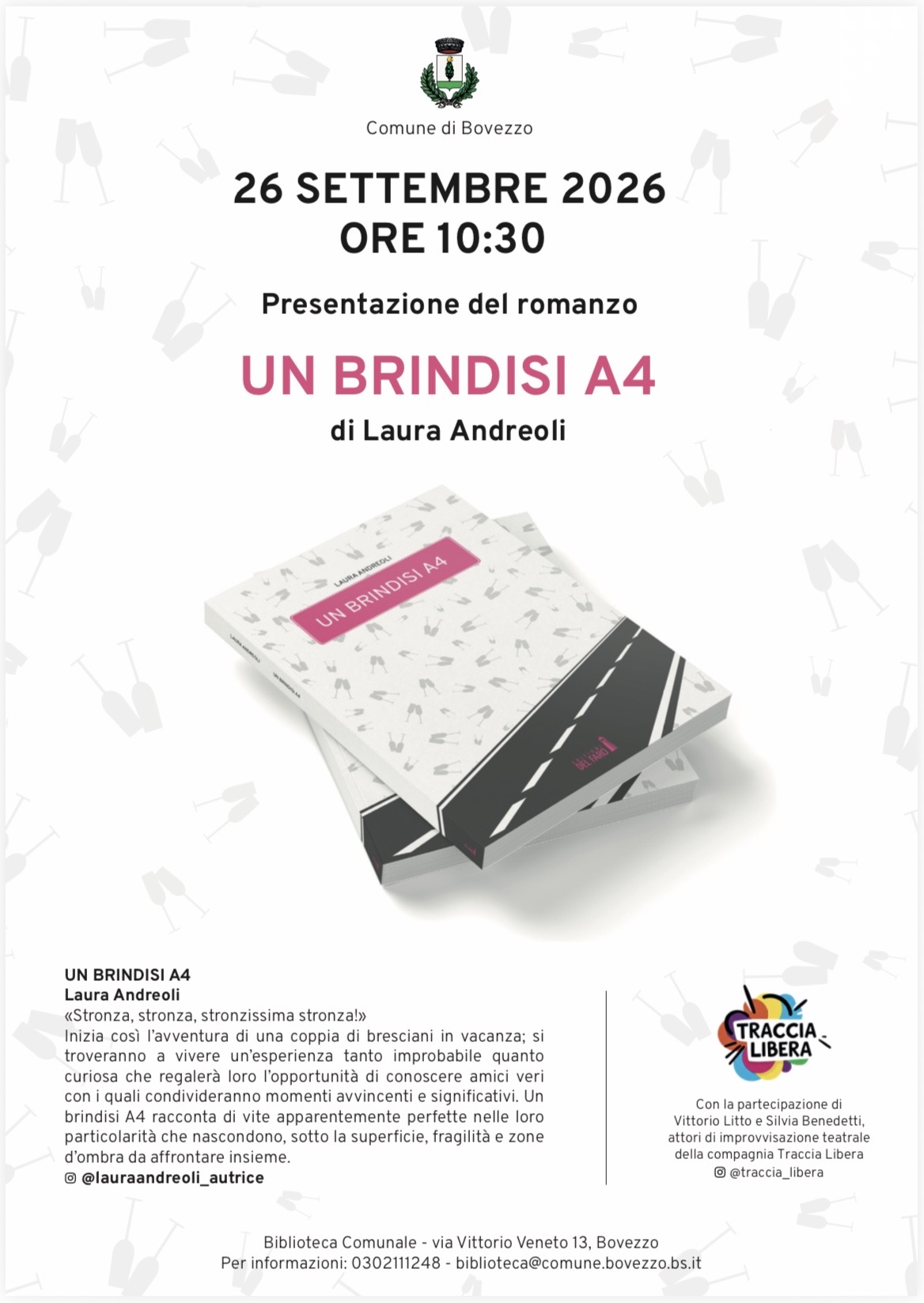 Presentazione del romanzo "Un brindisi A4"