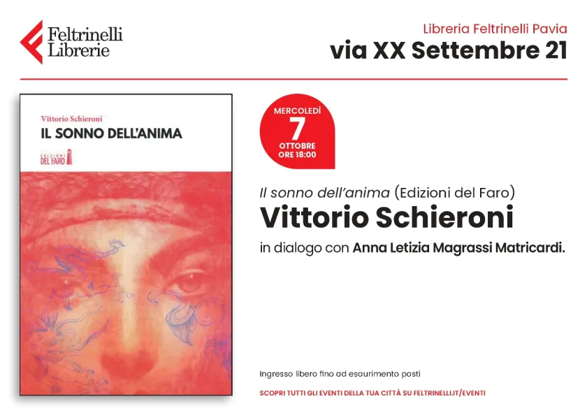 Presentazione "Il sonno dell'anima" di Vittorio Schieroni alla Libreria Feltrinelli Pavia