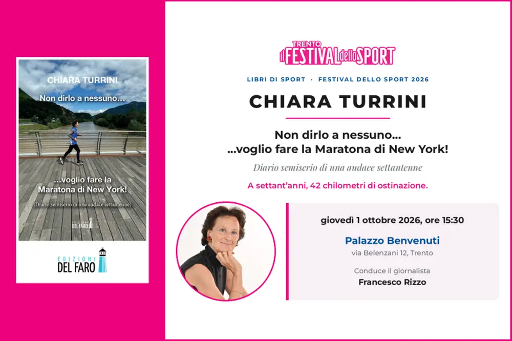 Chiara Turrini al Festival dello Sport di Trento