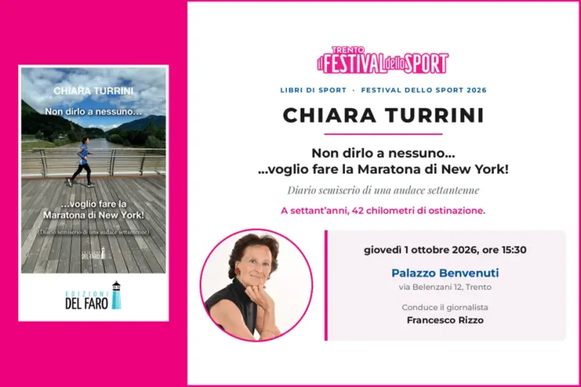 Chiara Turrini al Festival dello Sport di Trento