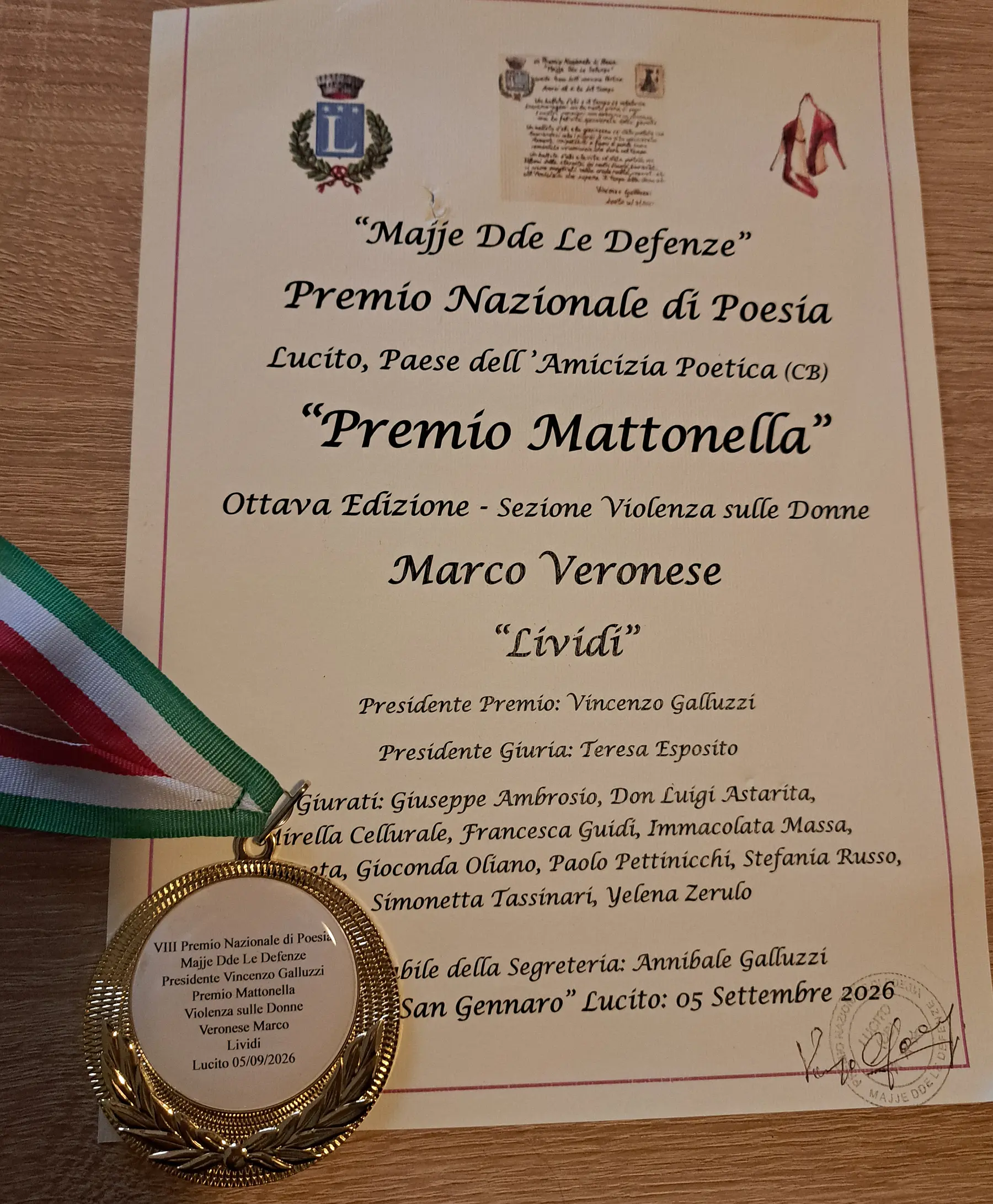 Premio nazionale di poesia – Lucito (CB)