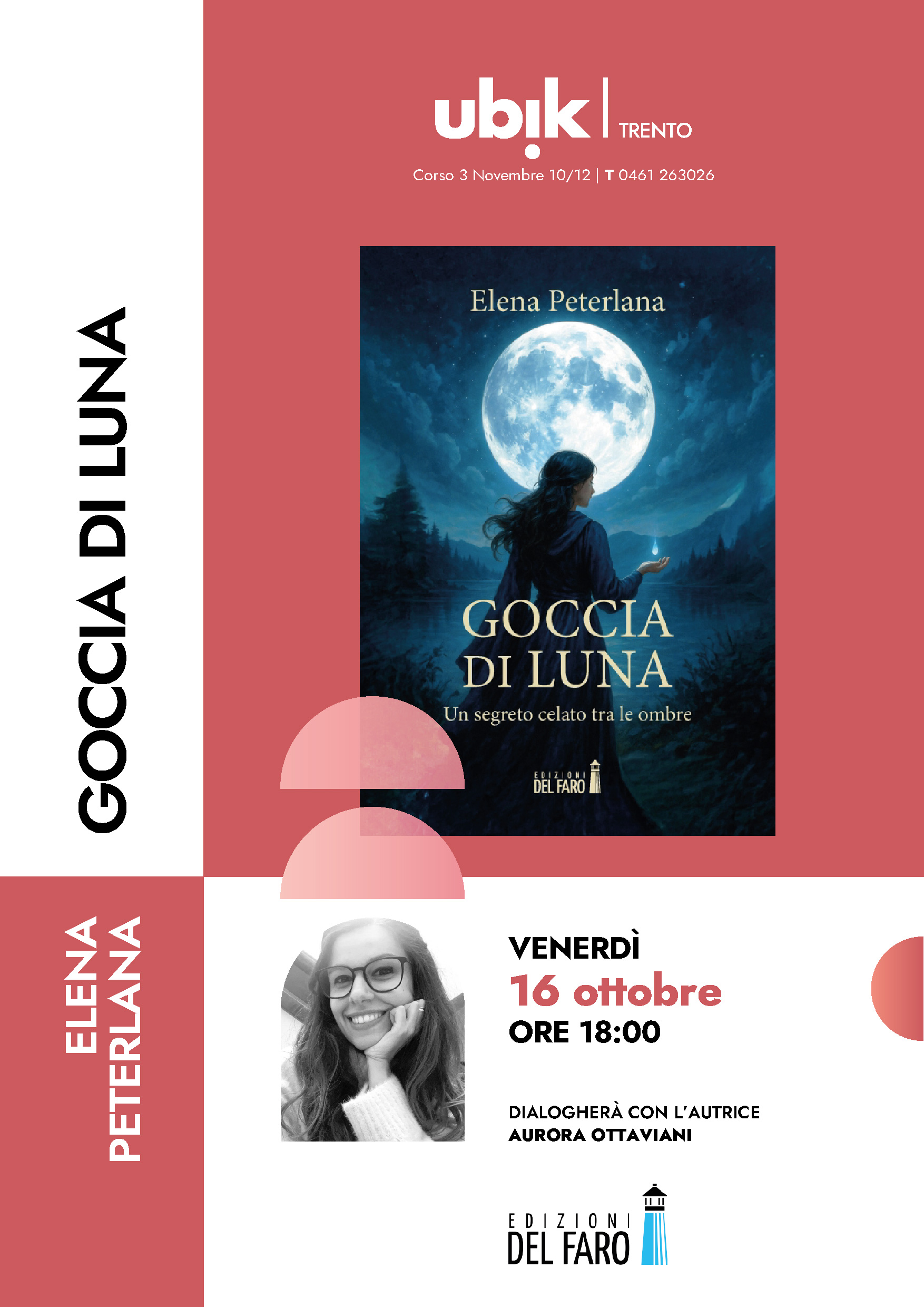 Presentazione di "Goccia di Luna" alla Libreria Ubik di trento