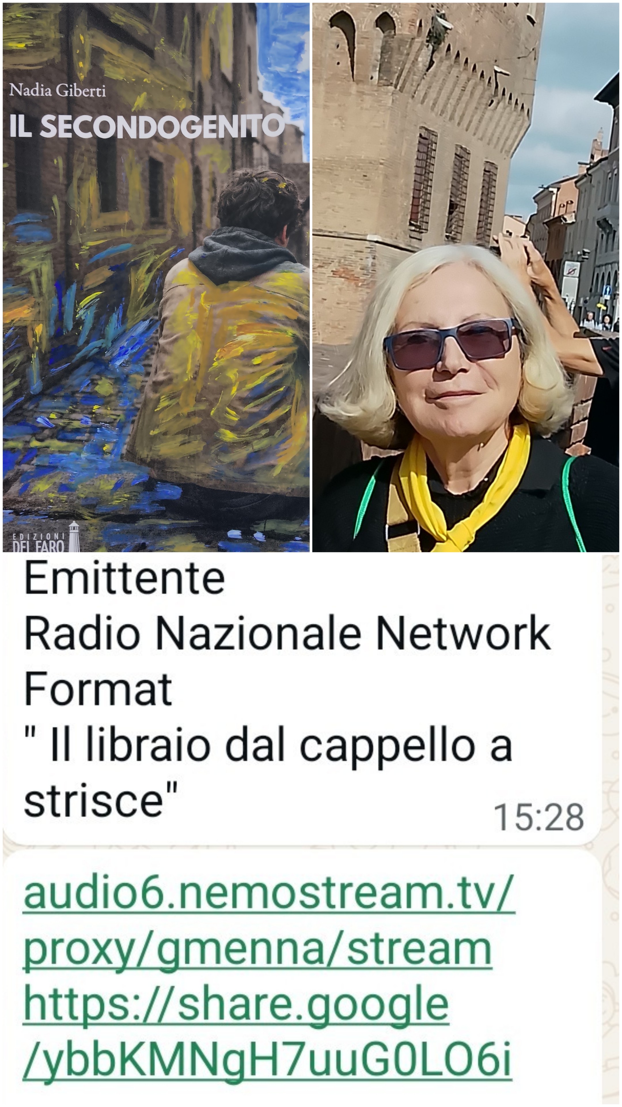 Nadia Giberti intervistata da Radio Network